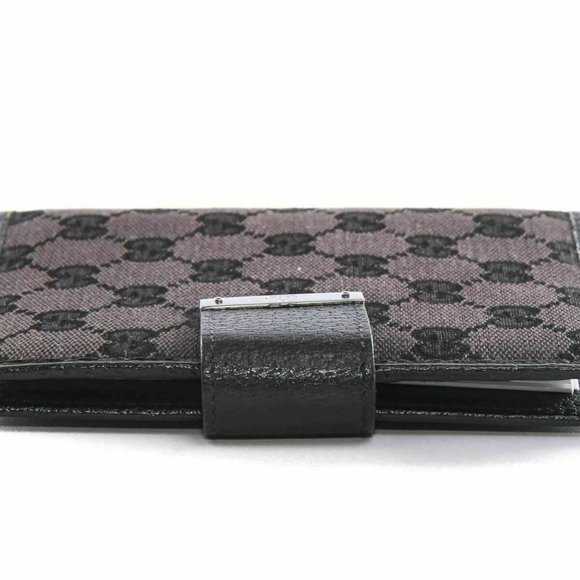 Gucci Web Black GG Logos Pattern Agenda Notebook - Picture 6 of 14
